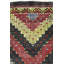 Tapis unique brun / rouille / jaune nouvel âge 7 pi 4 po x 10 pi 4 po Jijim