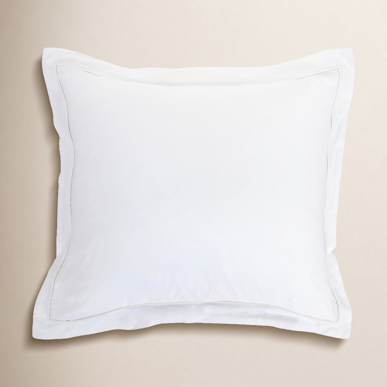 Sheena Rayon From Bamboo Sham Set, White