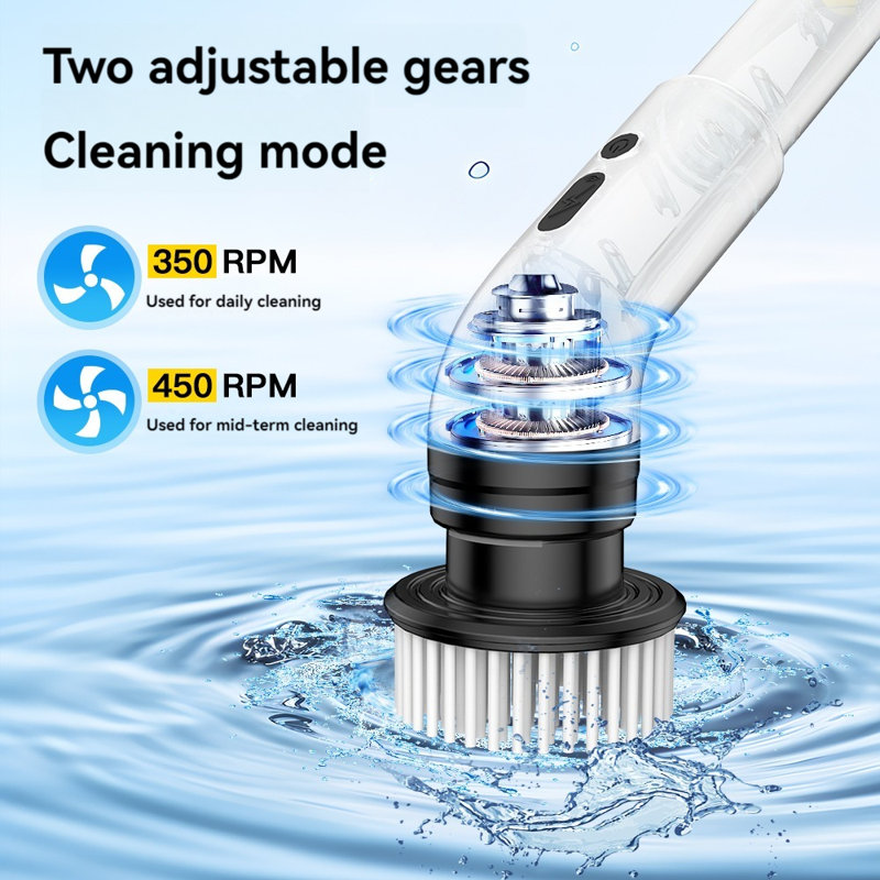 Adjustable Cleaning Brushes with Replaceable Head