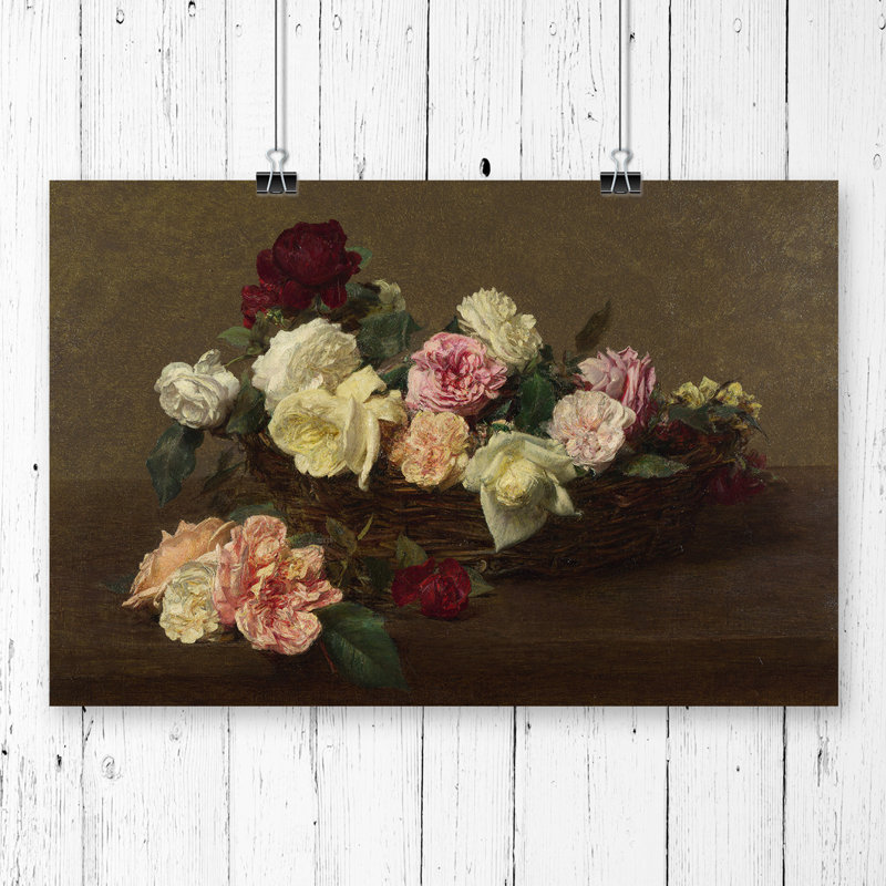 Henri Fantin-Latour - No Frame Painting, 33.1cm H x 84.1cm W