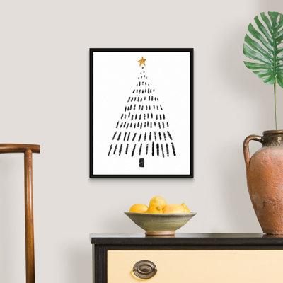 Arbre de Noël - reproduction d'art sur toile