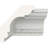 Endurathane Inside Corner Moulding, 2 1/4"P x 2 1/4"H (matches moulding MLD02X02X06LN), Factory Primed