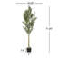 Olive artificielle 6 'avec pot