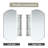 Arch Metal Framed Storage Medicine Cabinet With Beveled Mirror-1817838018-1814590303