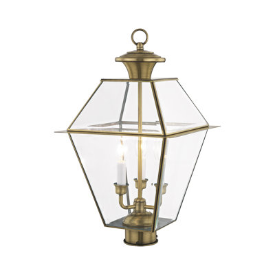 Tête de lanterne câblée à 1 lumière de 22 po Boto