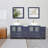  Modern 84" Double Bathroom Vanity Set with Mirror-62326226