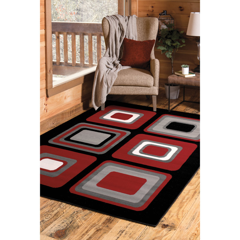 Elisavet Geometric Indoor Rug, Rectangle 5'3" x 7'2"