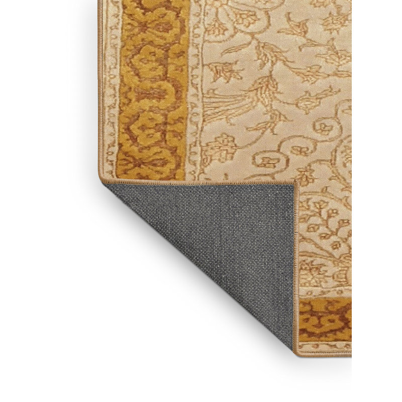 Tapis décoratif beige oriental Ehrhart, Rectangle 8 pi x 12 pi