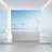 Manhattan 64'' x 36'' Soaking Solid Surface Bathtub-50879104-88717991
