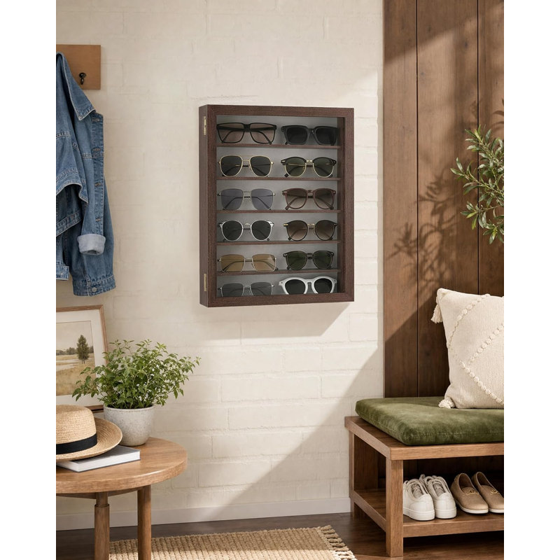Boîte de rangement pour lunettes de soleil, Brown