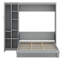 Lit escamotable mural avec tablettes Murphy-1355837140-1355837141