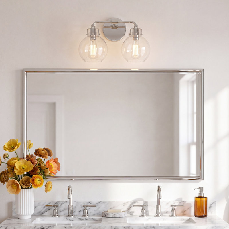 Byrne 2 - Light Dimmable Vanity Light, Chrome
