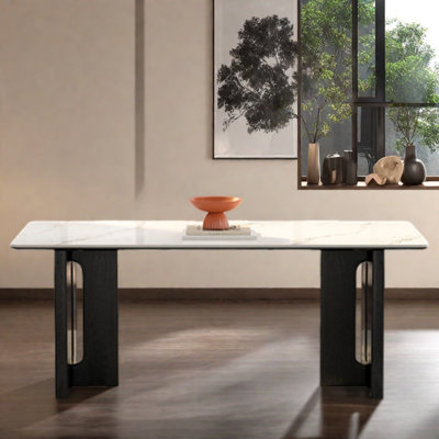 Retro small rectangular dining table