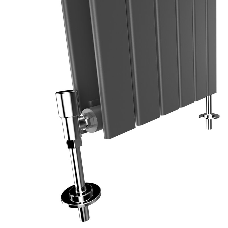 Bineau Vertical Designer Radiator, Black