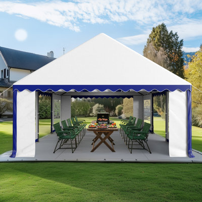 16 Ft. W x 20 Ft. D Canopy Tent With 3 Side Walls Heavy Duty Party Tents For Parties