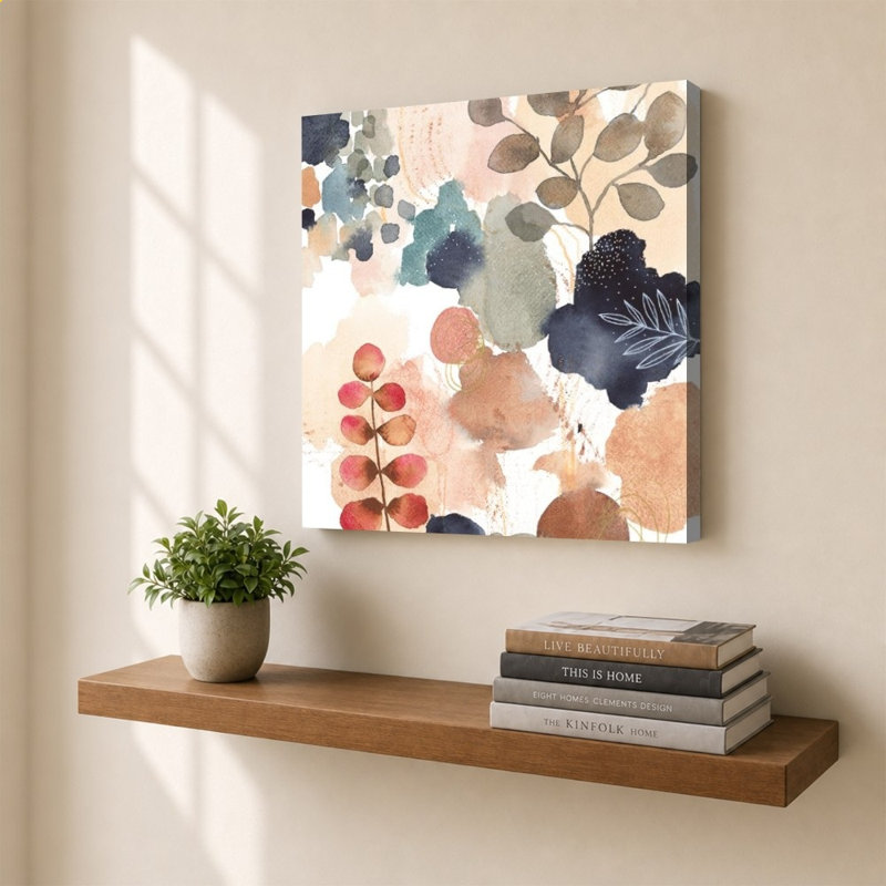 «Serene Nature IV» par Laura Horn - impression sur toile, H 36 po x l 36 po