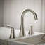Simplice Widespread Bathroom Sink Faucet, Three-Hole Bathroom Faucet with Clicker Drain, 1.2 GPM-1055962238