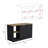 59" Long Kitchen Island with Open and Closed Storage Kitchen Cabinet with Interior Shelves, Modern Kitchen Prep Table, Dining Table, Bar Table for Kitchen and Dining Room-588765684