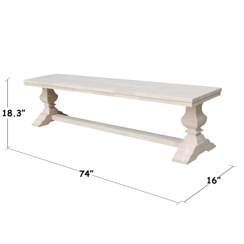 Banc en bois Alexandrine