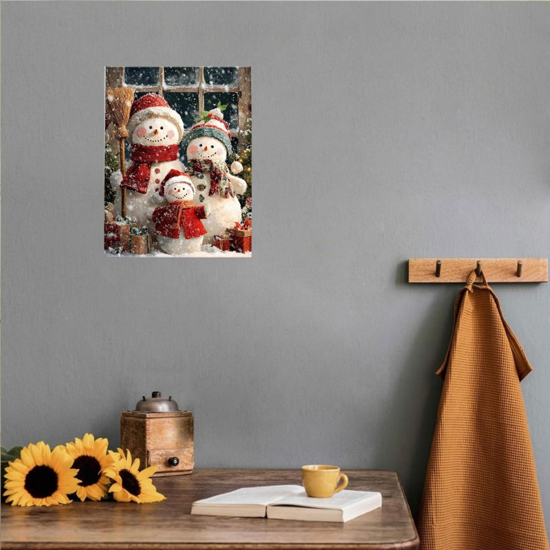 Art moderne sur toile sans cadre moderne 12 po x 16 po