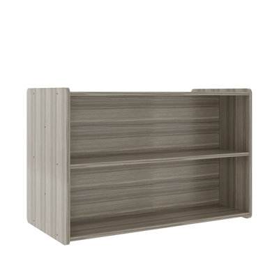 2 Compartment Manufactured Wood Shelving Unit