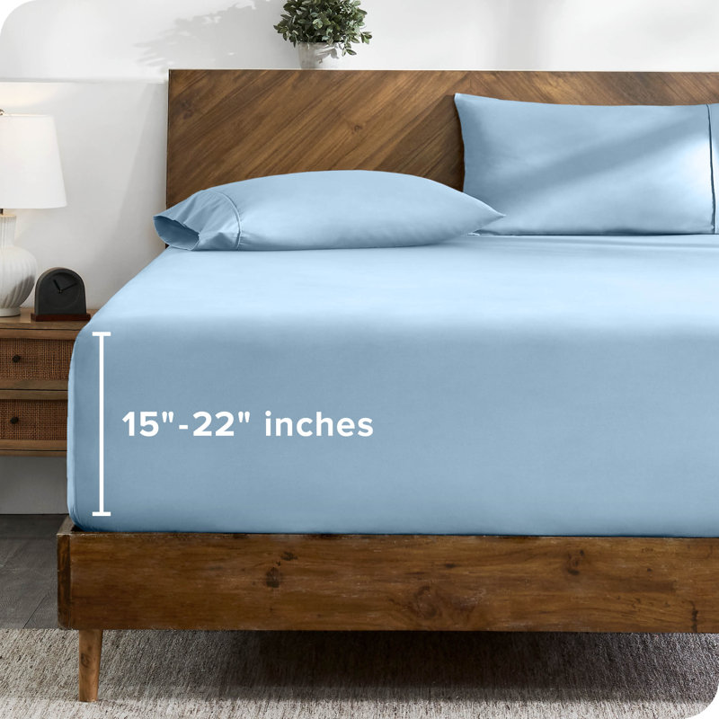 Extra Deep Microfiber Fitted Sheet, White, Twin XL Fitted Sheet