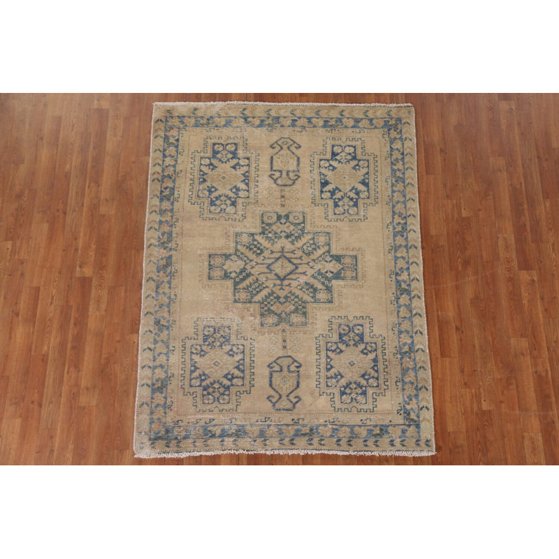 Geometric Traditional Area Rug 5x6