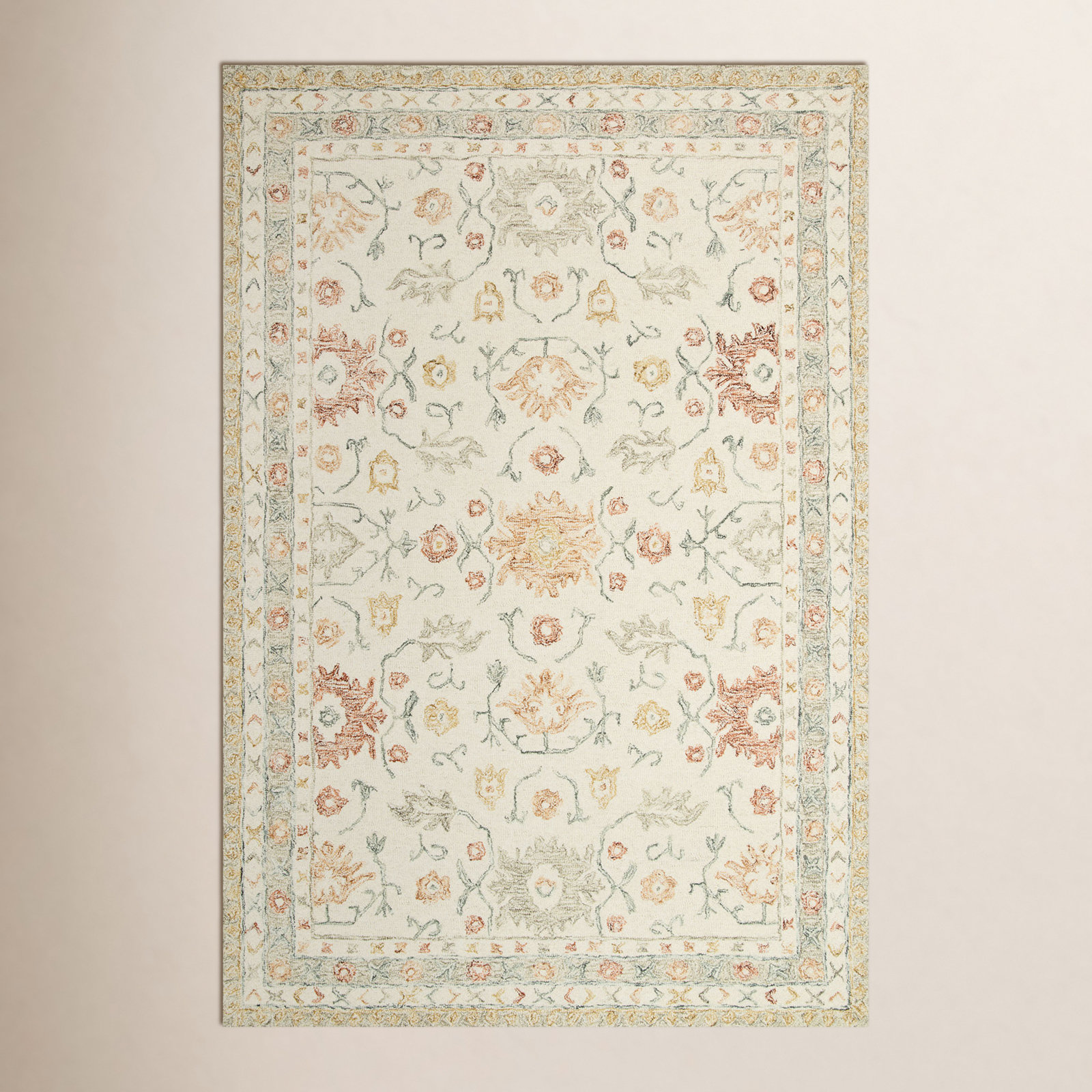 Aden Handmade Wool Rug, Rectangle 5' x 7'6"