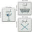 3 panneaux de salle de bain Americanflat 10,5 x 5,5