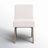Springdale Linen Upholstered Back Parsons Chair in White-692171528