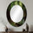 Poock Waterfall In Dense Forest II - Mountains Wall Mirror, Traditional Decorative Mirror, Printed Metal Art-1053750253-1053750254