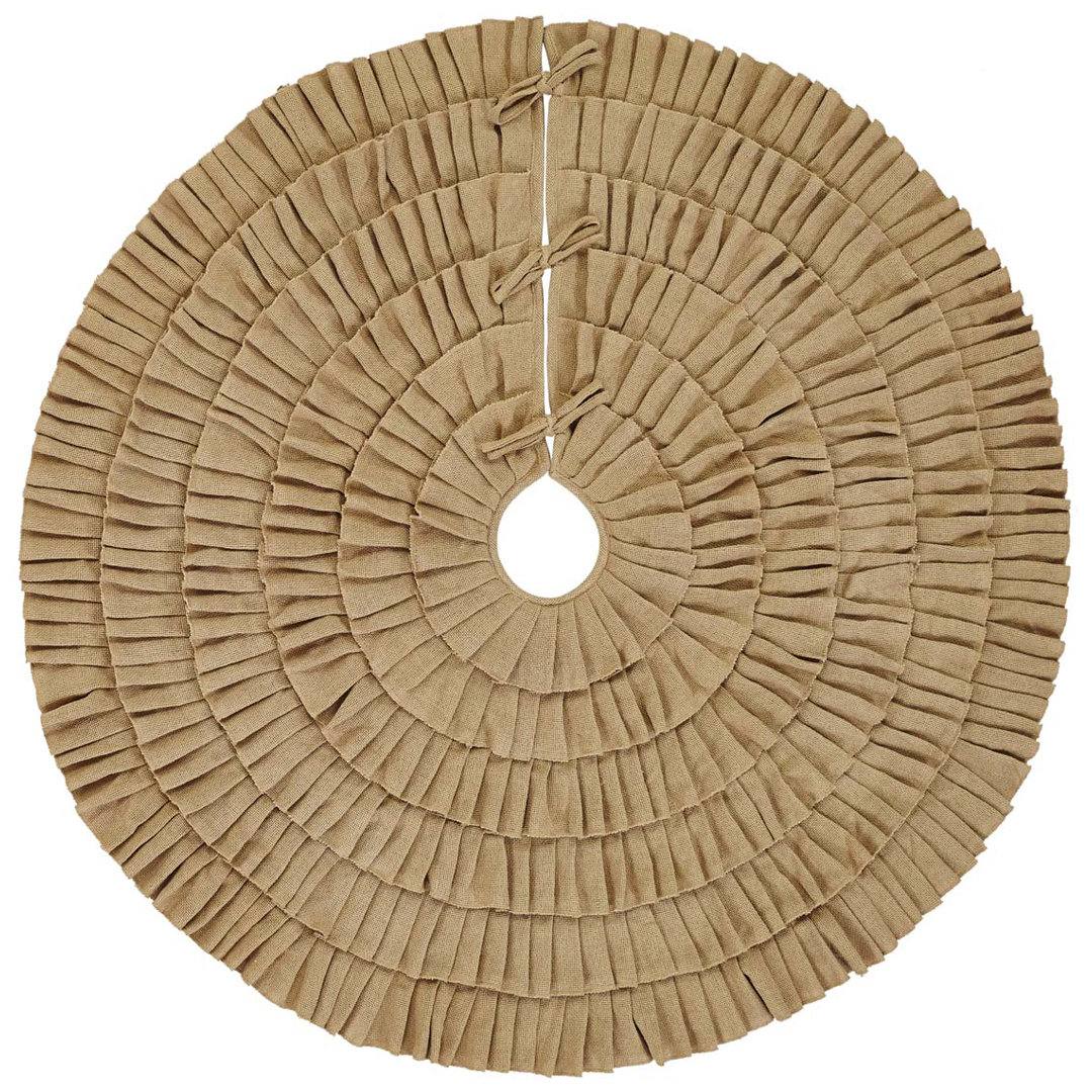 Festive Finds Burlap Tree Skirt VHC Brands