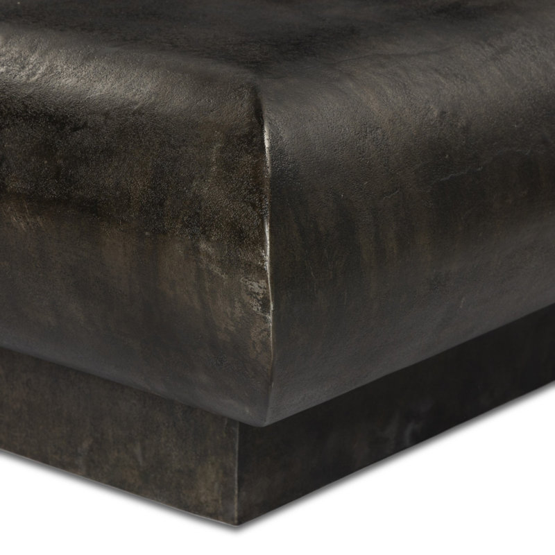 Ziven Outdoor Coffee Table-55.5"-Distressed Bronze