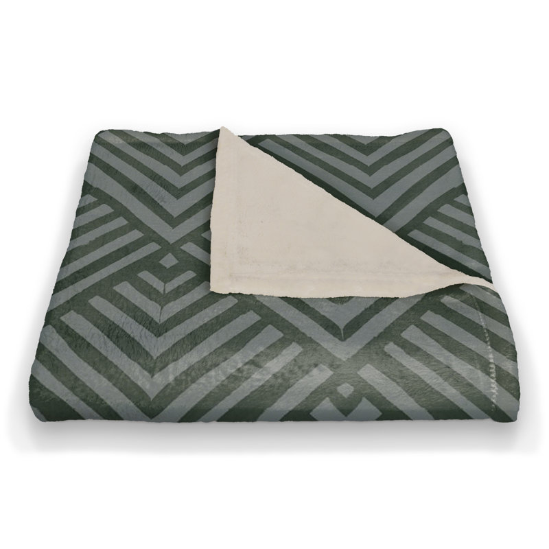 Hand Woven Throw Blanket, Emerald
