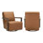 Fauteuil pivotant rembourré Camino-1790535457