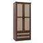 Vintage Style Double-door Armoire With Two Drawers-2108818669