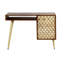 Rosemont Solid Wood Top Metal Base Writing Desk
