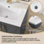 Meuble-lavabo autoportant en bois massif 60 po avec comptoir en une seule pièce Beunka