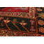 Tapis de couloir en Tapis décoratif laine rouge noué à la main des années 1980 5 pi 5 po x 10 pi 11 po