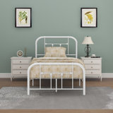 Nelya Metal Platform Bed