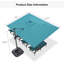 274cm X 335cm Rectangular Cantilever Parasol-1024585471