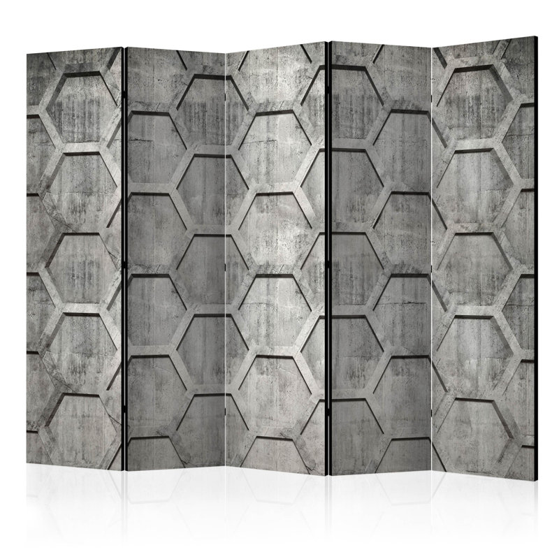 Brooten 172cm H Folding Room Divider, 5