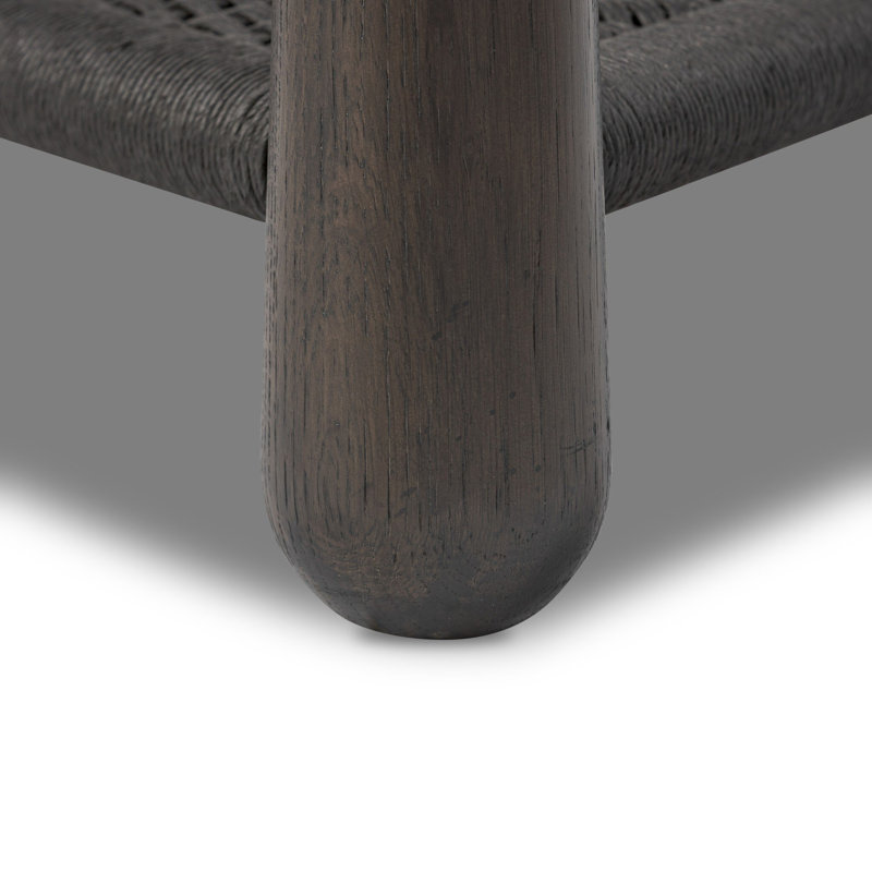 Salvador End Table, Smoked Black Oak/Black Rush