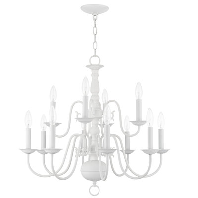 Wigmore 12 - Light Dimmable Empire, Tiered, Classic / Traditional Chandelier