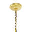 Mocha Check Ceramic Fluted Hanging Lamp