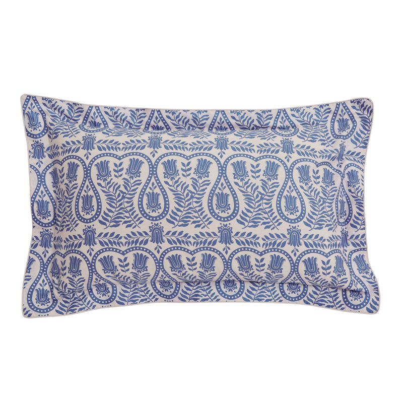 Wandering Indienne Cotton Percale Duvet Cover Set, Single Duvet Cover + 1 Pillowcase