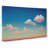 Idyllic Clouds - Wrapped Canvas Print-1870854432