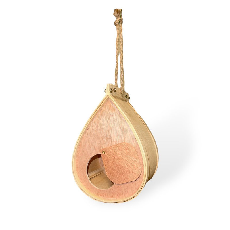 7'' H x 5'' W x 4'' D Hanging Weather Resistant Birdhouse