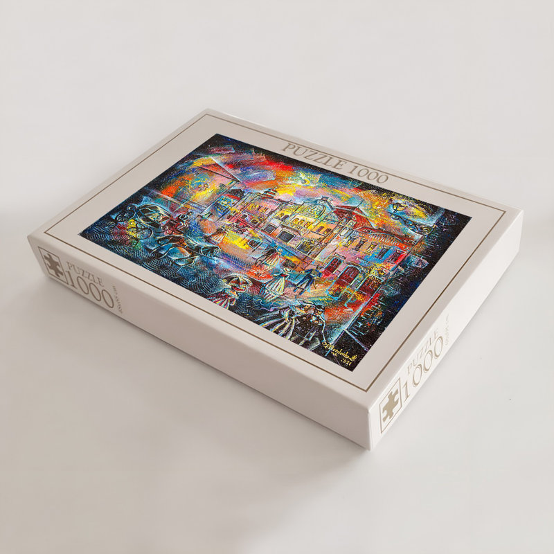 1000-Piece Jigsaw Puzzle, 26.8 x 18.9 inches | High-Quality 100% Cardboard, Vibrant Design | Perfect for Family Fun, Stress Relief & Educational Play | Gift for Adults & Kids | Box Size: 13.2 x 9.1 x 2.0 inches
