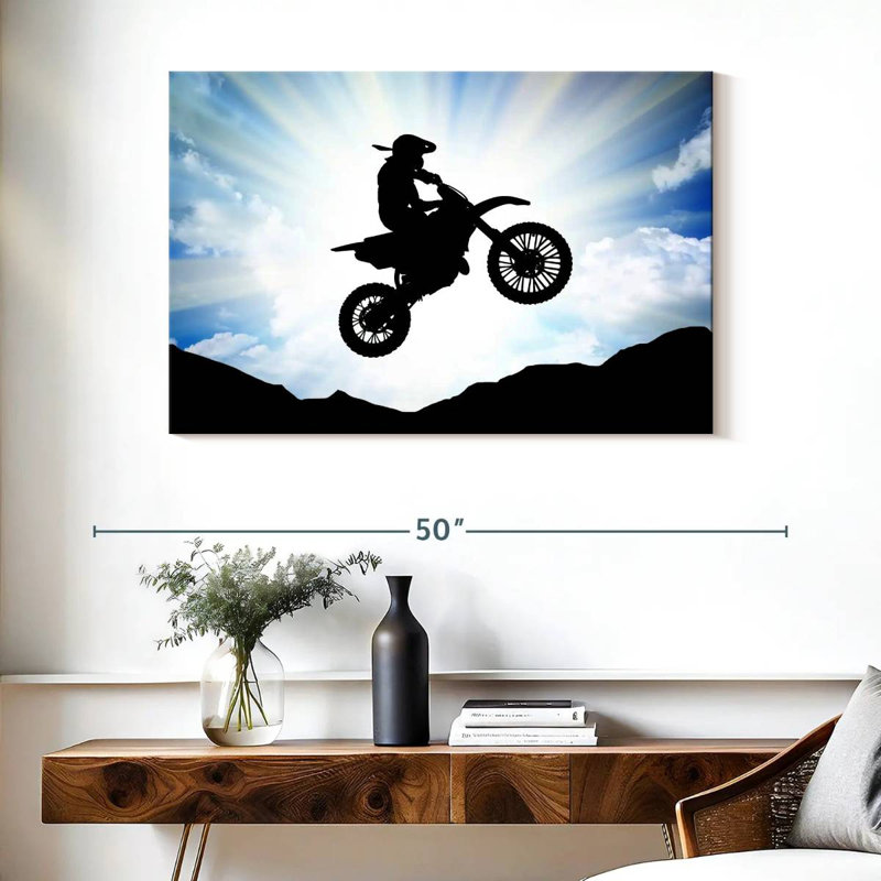 Motocycliste Sirci, H 26 po x l 39 po